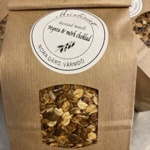 Rostad müsli med mynta & mörk choklad 460g